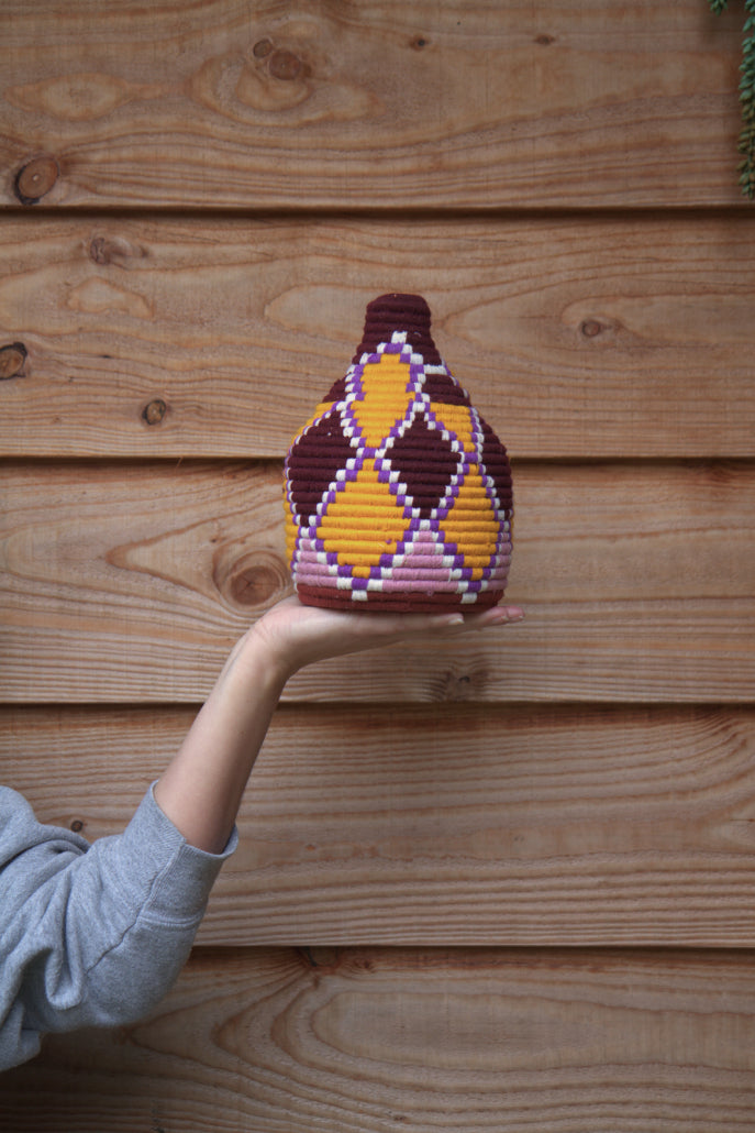 Marokkaanse, handgemaakte berber basket