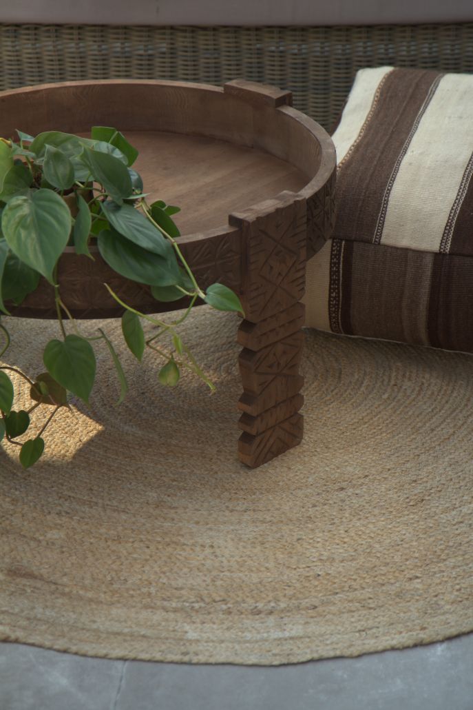 Handgemaakt, houten, Marokkaanse, koffietafel