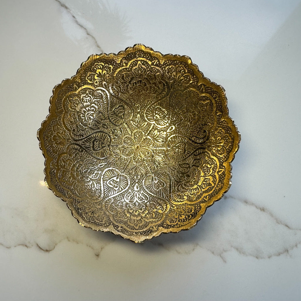 Messing schaaltje 50cm