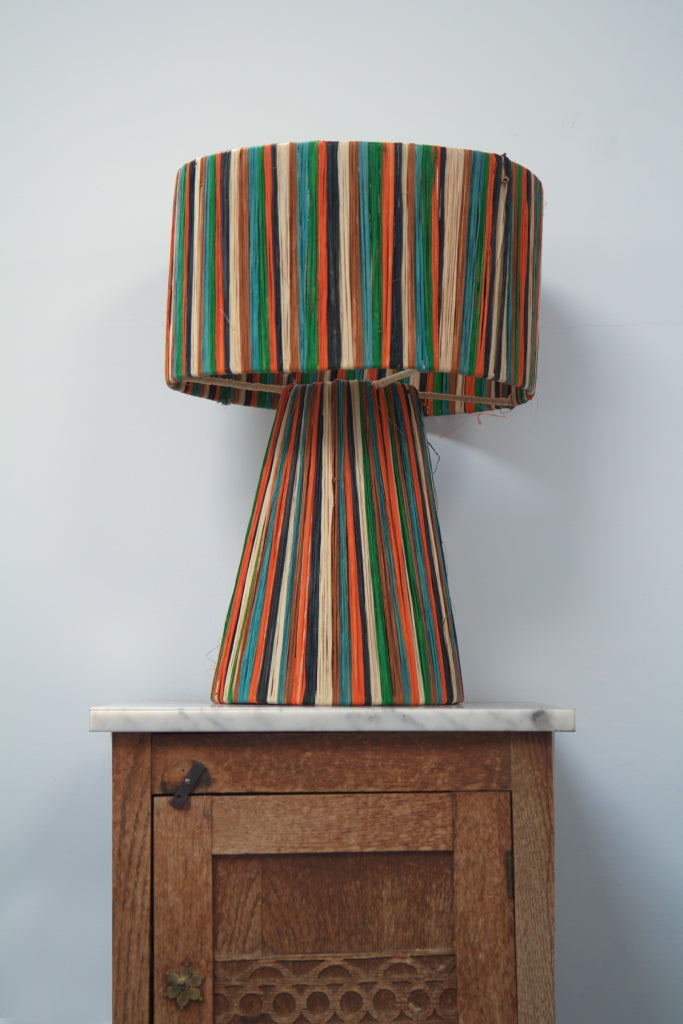Marokkaanse Tafellamp Raffia