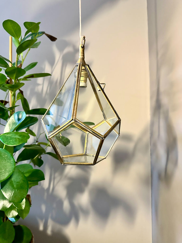 Messing hanglamp Small