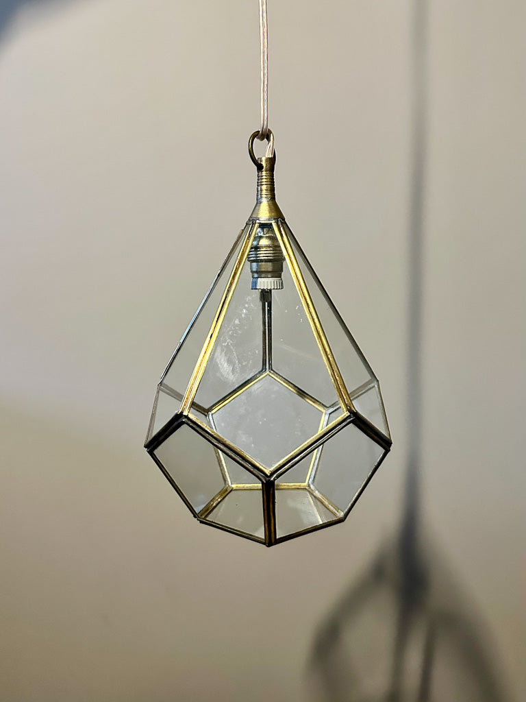 Messing hanglamp Small