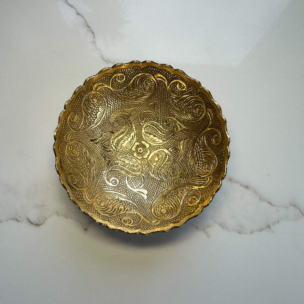 Messing schaaltje 50cm