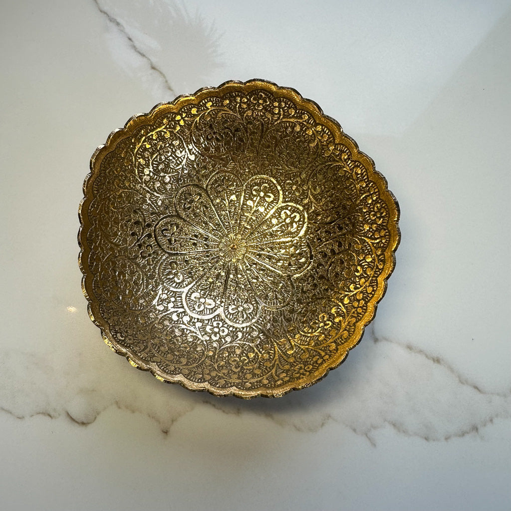 Messing schaaltje 50cm