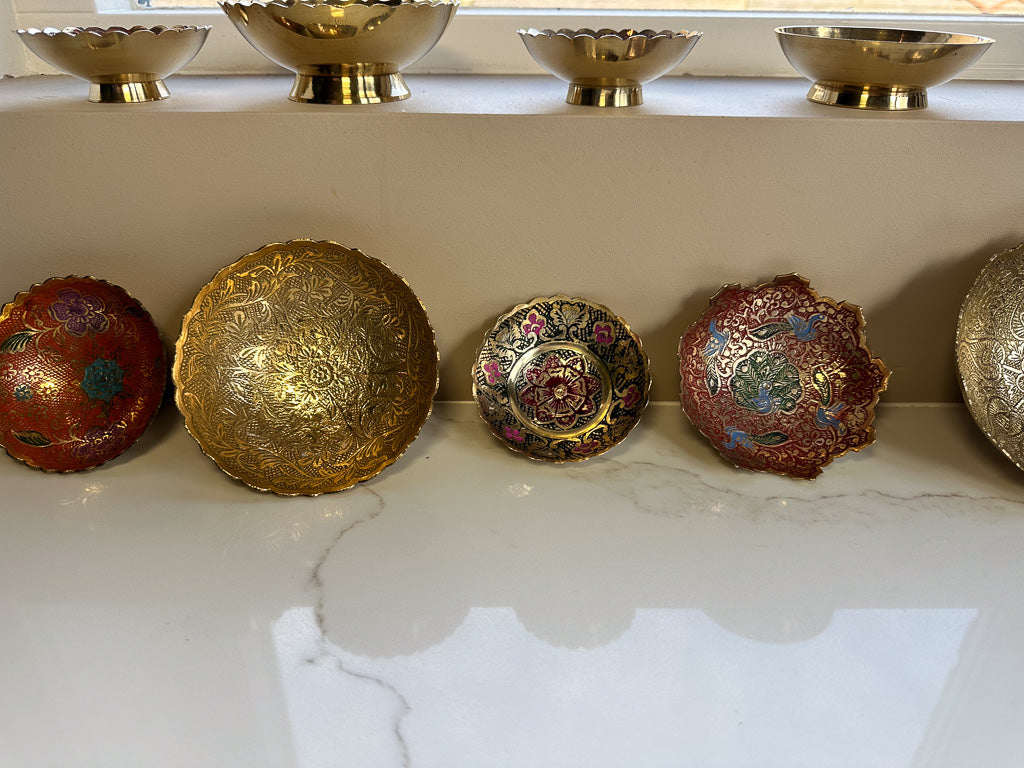 Messing schaaltje 30cm