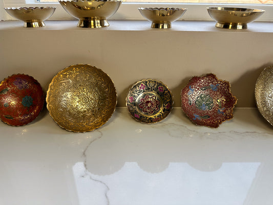 Messing schaaltje 30cm