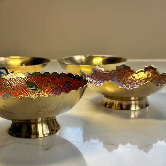 Messing schaaltje 40cm