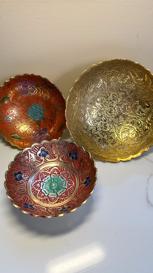 Messing schaaltje 30cm